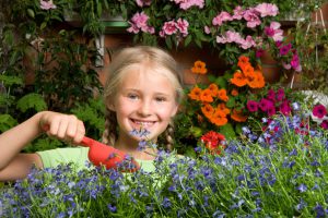 Planting girl